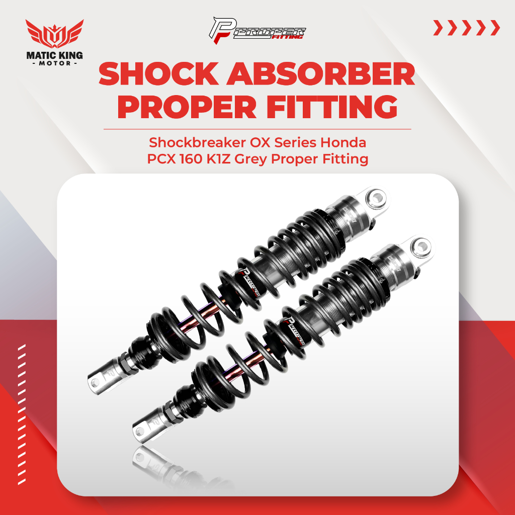 Jual PROPER Shock Shockbreaker Sok Belakang PCX 160 CBS ABS K1Z 365mm ...