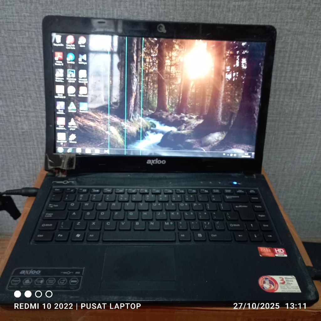 Jual Laptop Axioo Neon BNE prosesor AMD Ram2gb DDR3 HDD320gb mesin ...