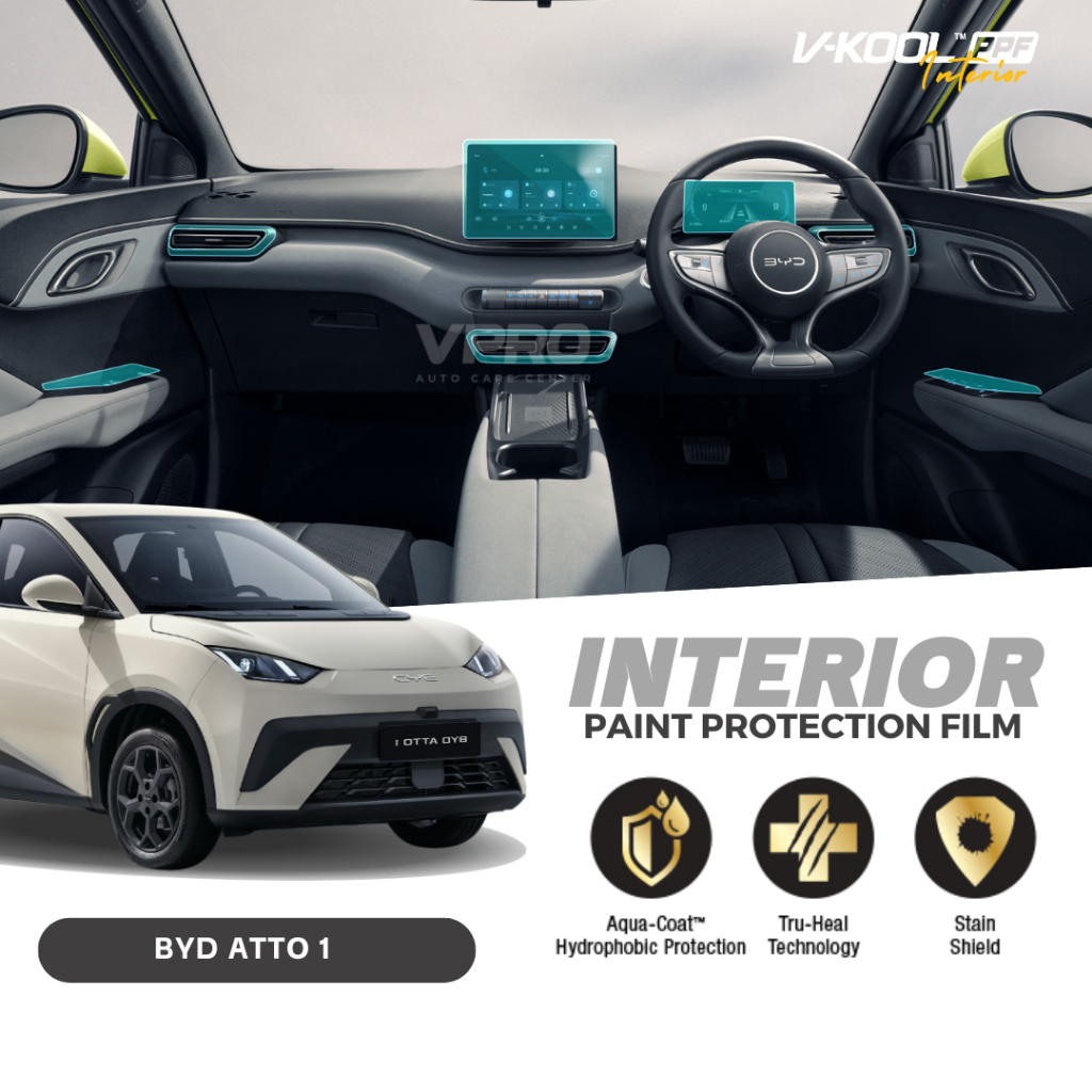 Jual VKOOL PPF Interior Protector BYD ATTO 1 - PANEL / Anti Gores ...