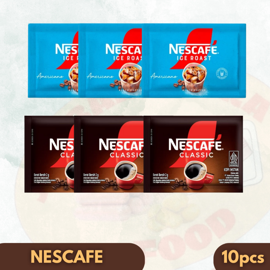 Jual NESCAFE Classic & Ice Roast Americano 10x2g | Kopi Hitam Sachet ...