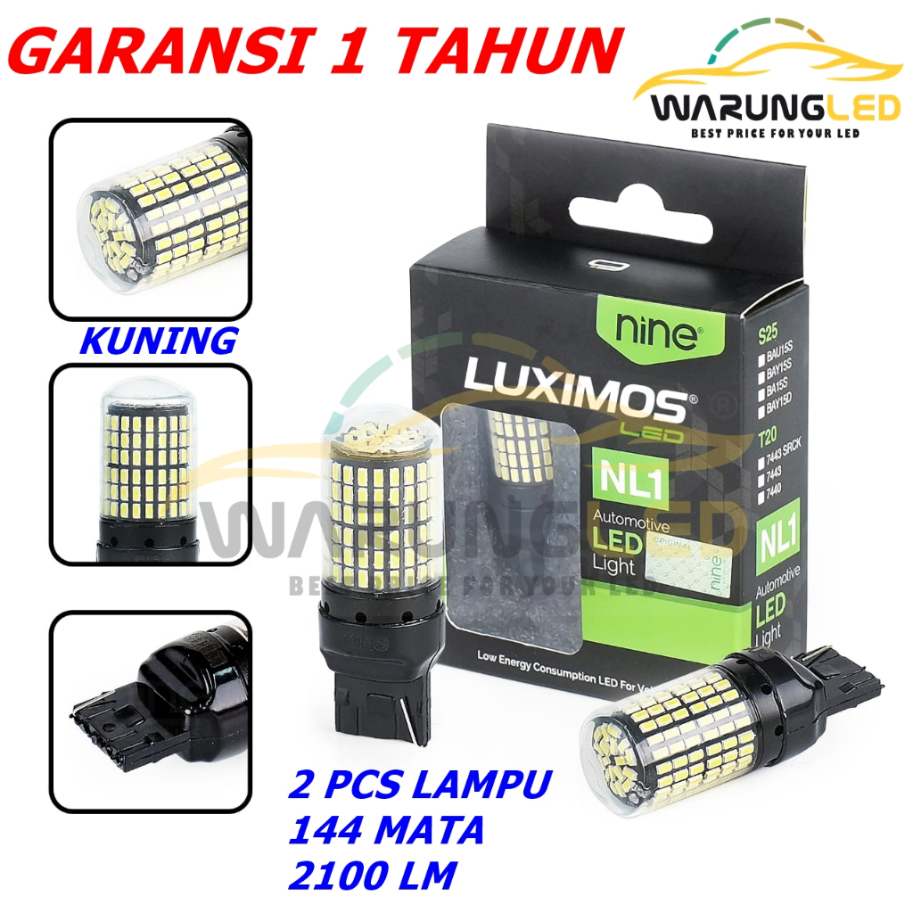 Jual Lampu Led mobil sein sign T20 3014 144 MATA KEDIP NORMAL EXTREME ...