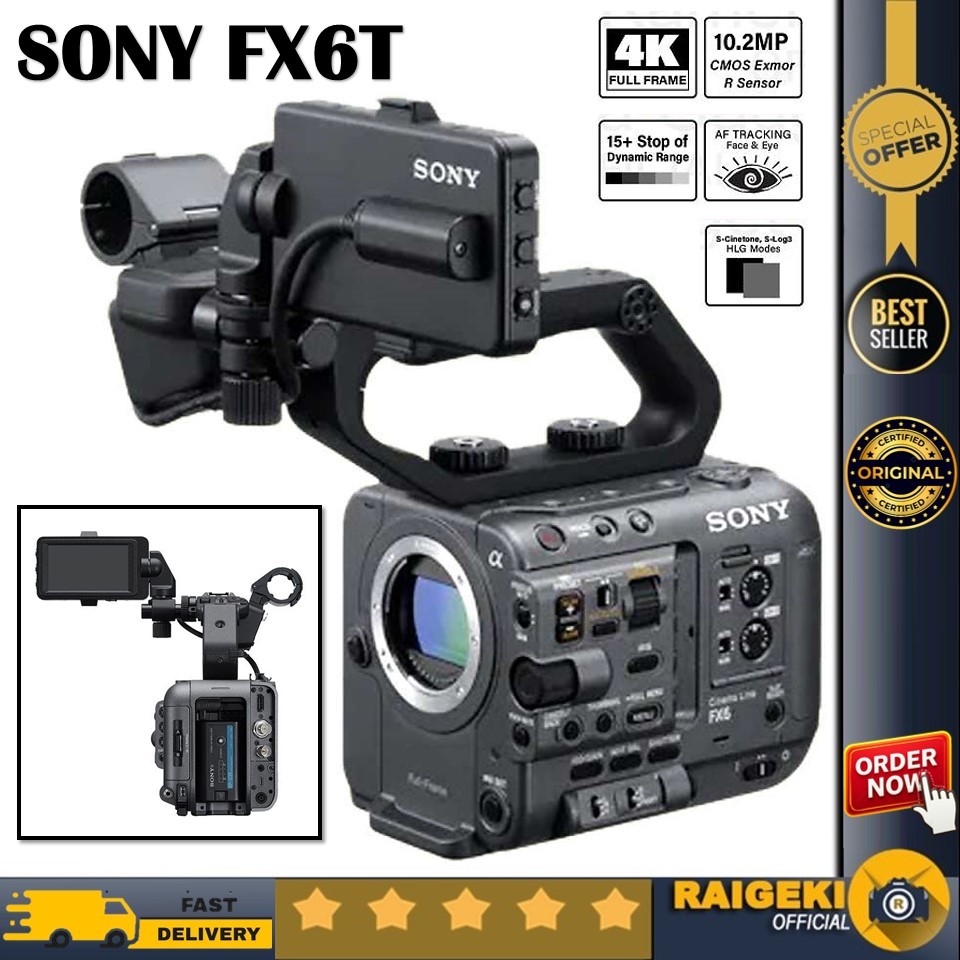 Jual SONY ILME-FX6T / Sony FX6 Full-Frame Cinema Camera Body Only ...