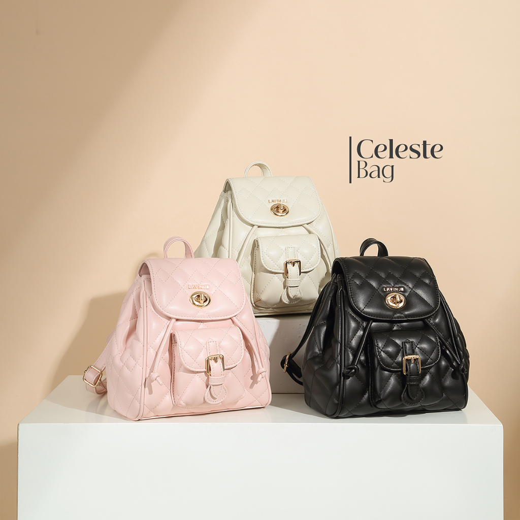 Jual LAVIN JE Tas Wanita Bag Celeste Tas Ransel Desain Elegan Woman's ...