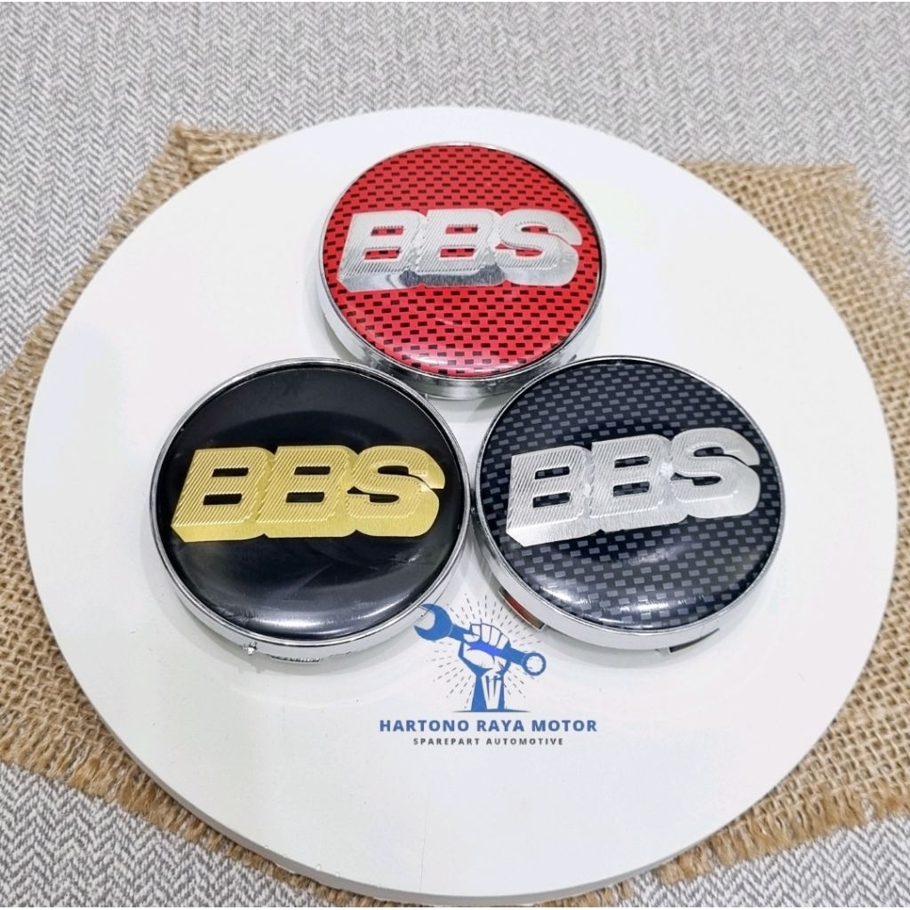 Jual Dop Roda Mobil Velg Emblem BBS 65mm Wheel Center Caps Dop Roda BBS ...