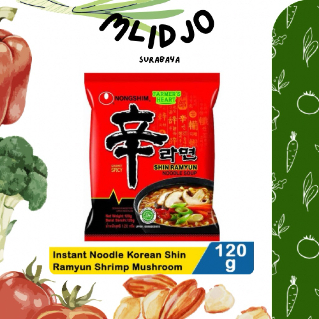 Jual SHIN RAMYUN SPICY NONGSHIM 120GRAM MIE INSTANT | Shopee Indonesia