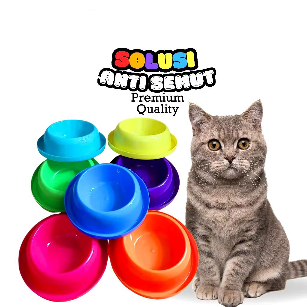 Jual tempat makan single kucing anjing kelinci bahan premium tebal ...