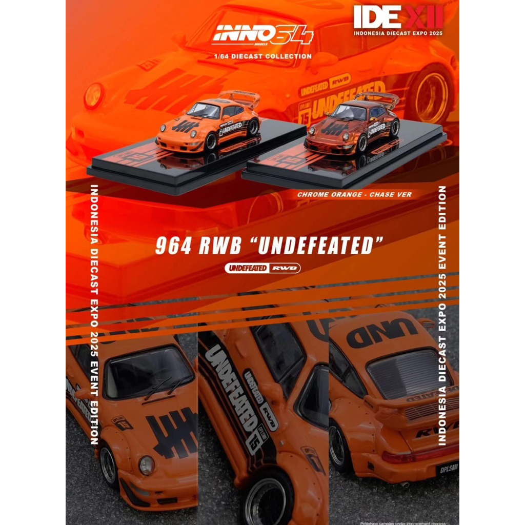Jual Inno64 Inno x DPLS RWB 964 Undefeated Orange IDE 2025 Exclusive ...