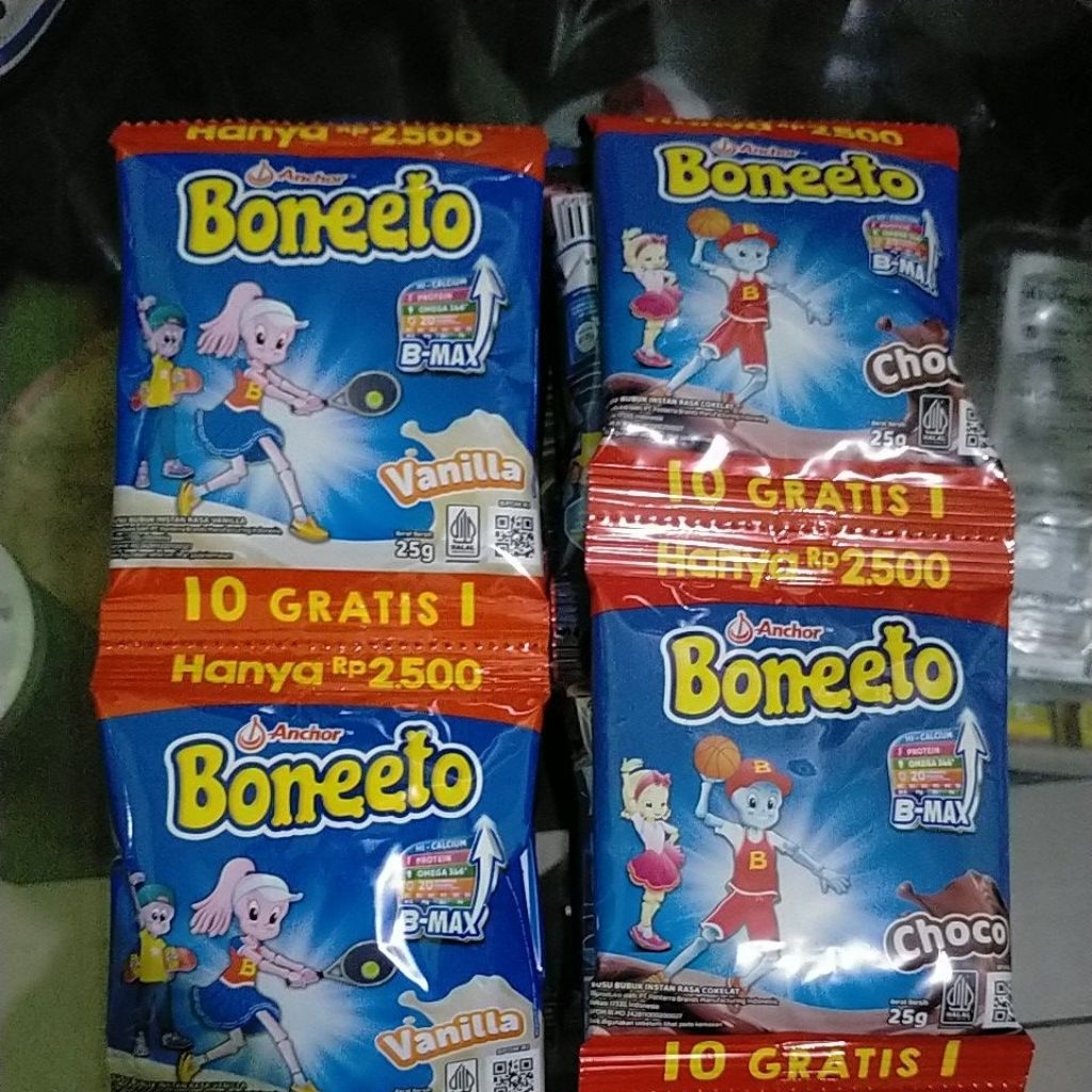 Jual BONEETO SUSU SACHET BONUS 10+1, PER RENTENG. | Shopee Indonesia