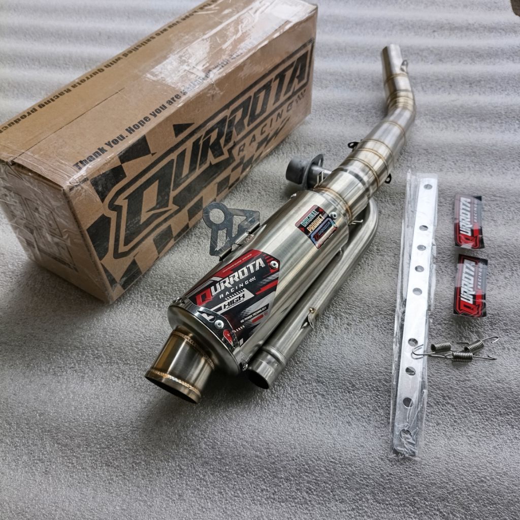 Jual Original Qurrota racing type Q2 knalpot racing bebek gtx rbt vega ...