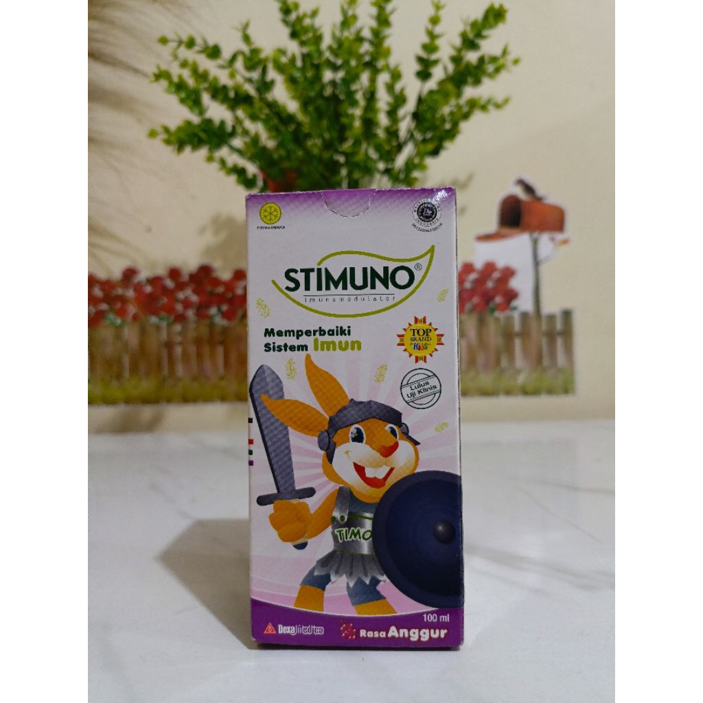 Jual STIMUNO Sirup Anggur 100ml 60ml Multivitamin untuk daya tahan ...