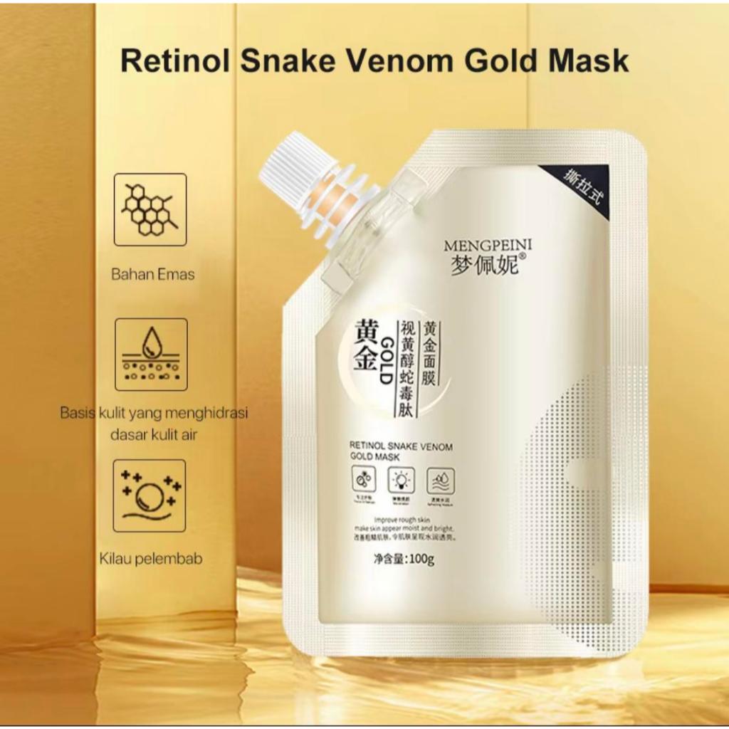 Jual Masker Emas Peptida Racun Ular Monpeni, Pelembab Anti Penuaan ...