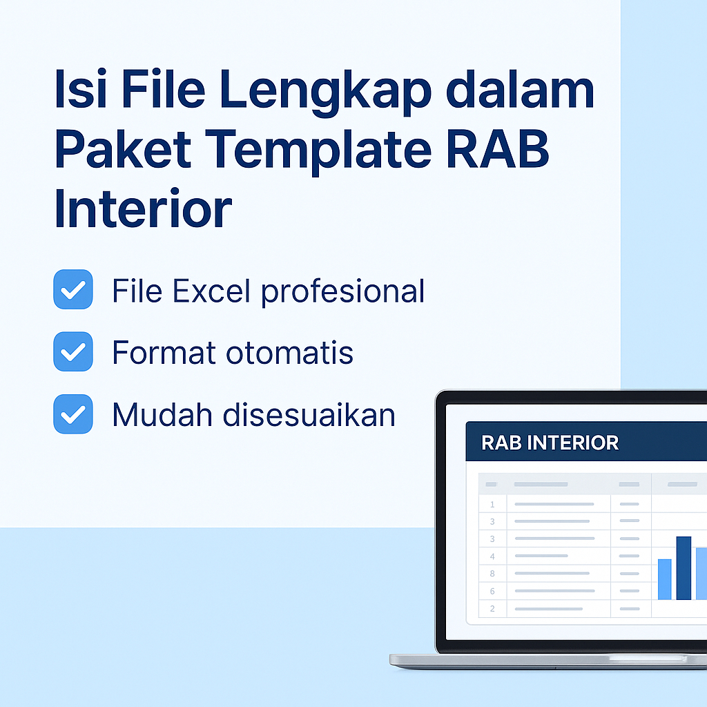 Jual Template RAB Interior Excel – Format Lengkap Siap Pakai untuk ...