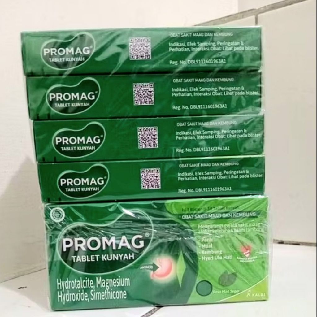 Jual Promag Tablet 1 Bal isi 4 Box @ 3 Strips | Shopee Indonesia