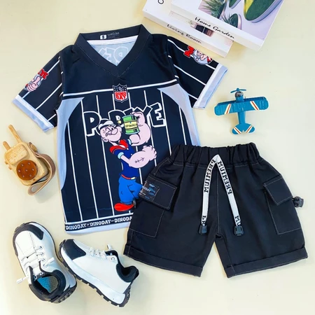 Gaya Anak 1 Setelan Dinoday