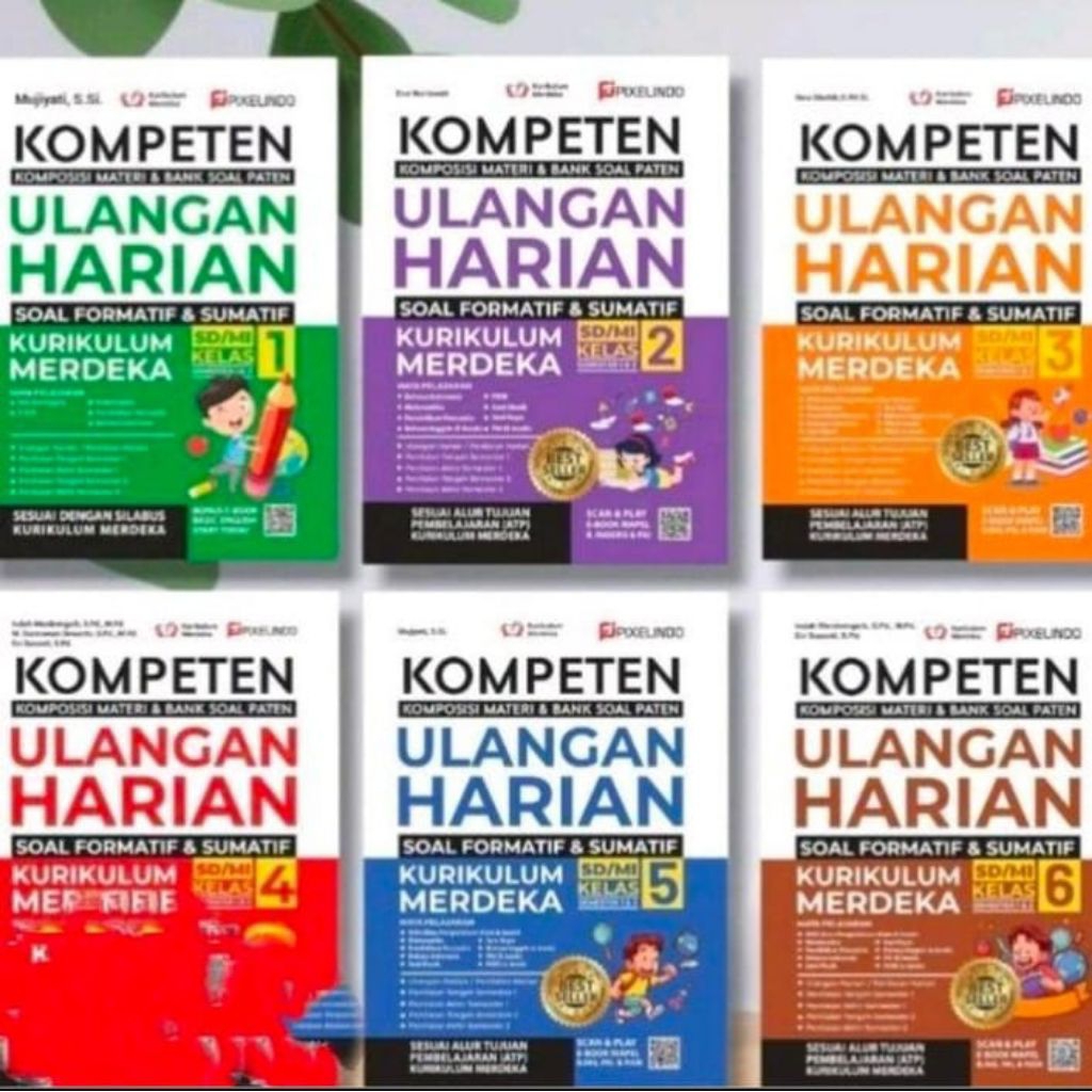 Jual Buku Ulangan Harian Kurikulum Merdeka Untuk SD/MI Kelas 1 2 3 4 5 ...