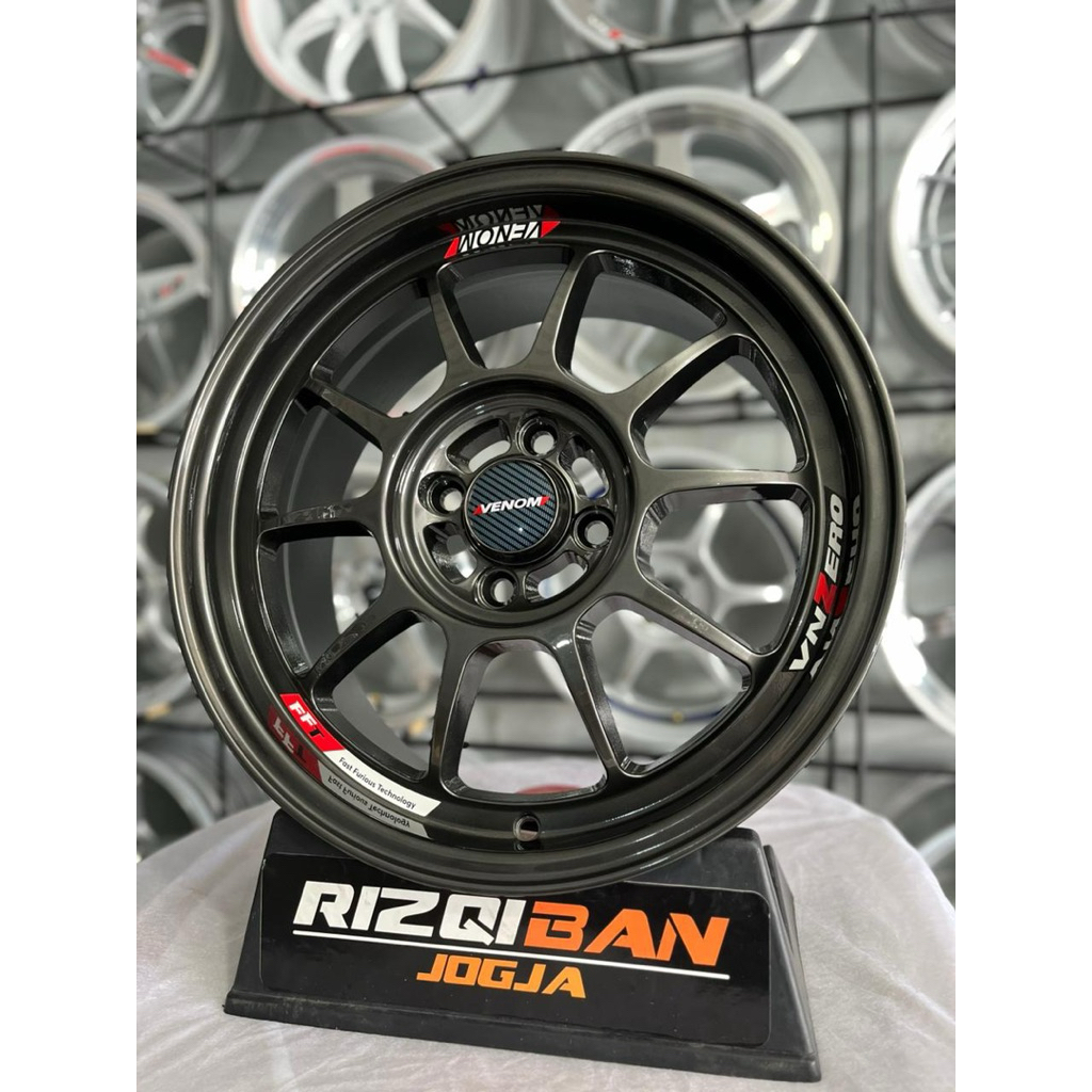 Jual velg venom zero r16 ej titan pcd 4x100 lebar 7 kondisi baru ...