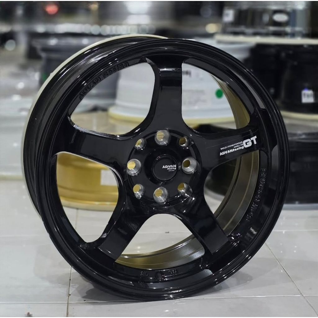 Jual velg advan gt r16 lebar 7 pcd 4x100 - 4x114,3 velg racing ring 16 ...