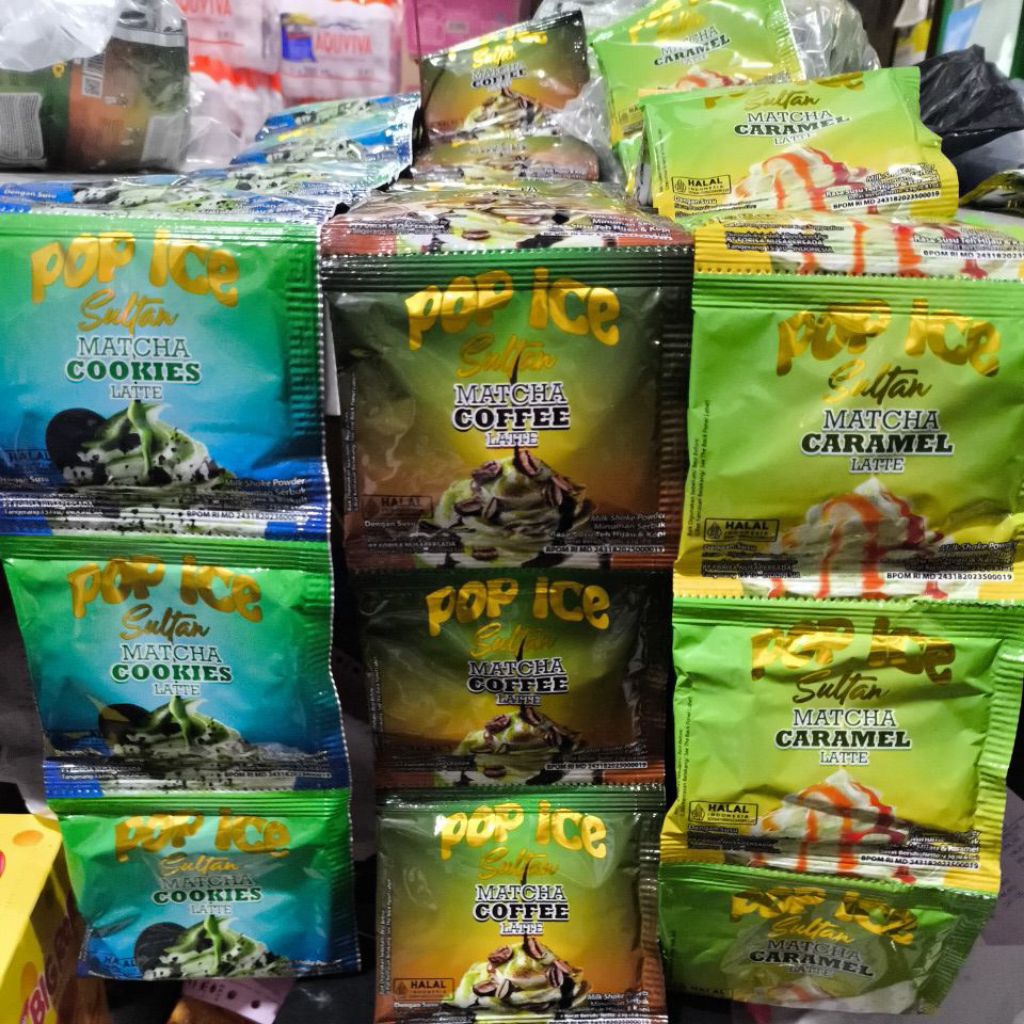Jual pop ice matcha per rtg isi 10 bgks | Shopee Indonesia