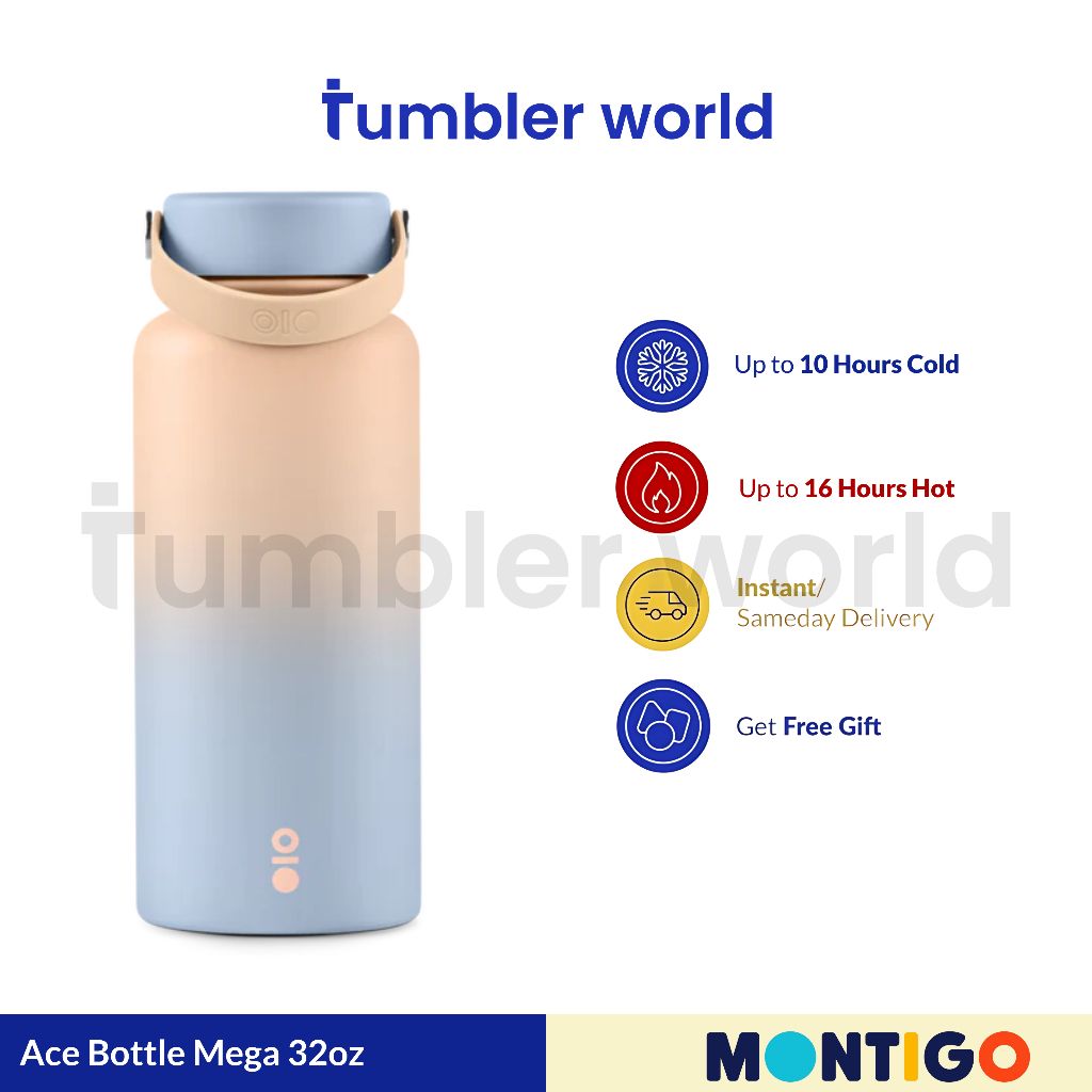 Jual Montigo Tumbler Ace Bottle Mega 32oz/950ml - Dreamy Gradient ...