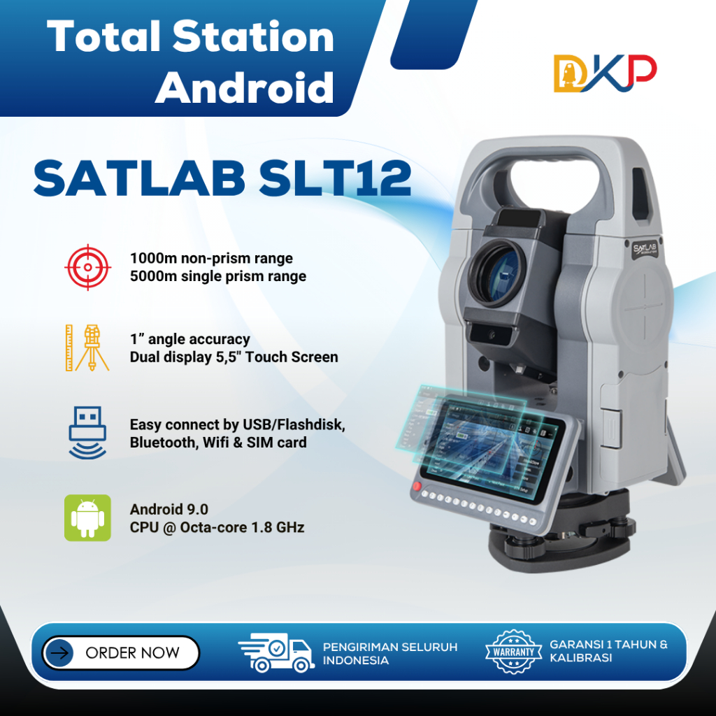 Jual Total Station Android SATLAB SLT12 Complete Set | Shopee Indonesia