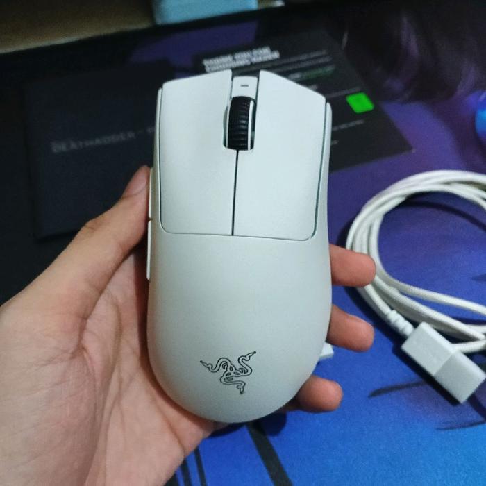 Jual Razer DeathAdder V3 Pro White - WIRELESS alt maya x atk f1 x1 pro ...