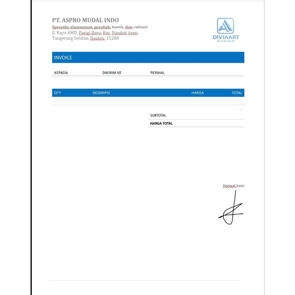 Jual invoice pelunasan/dp | Shopee Indonesia