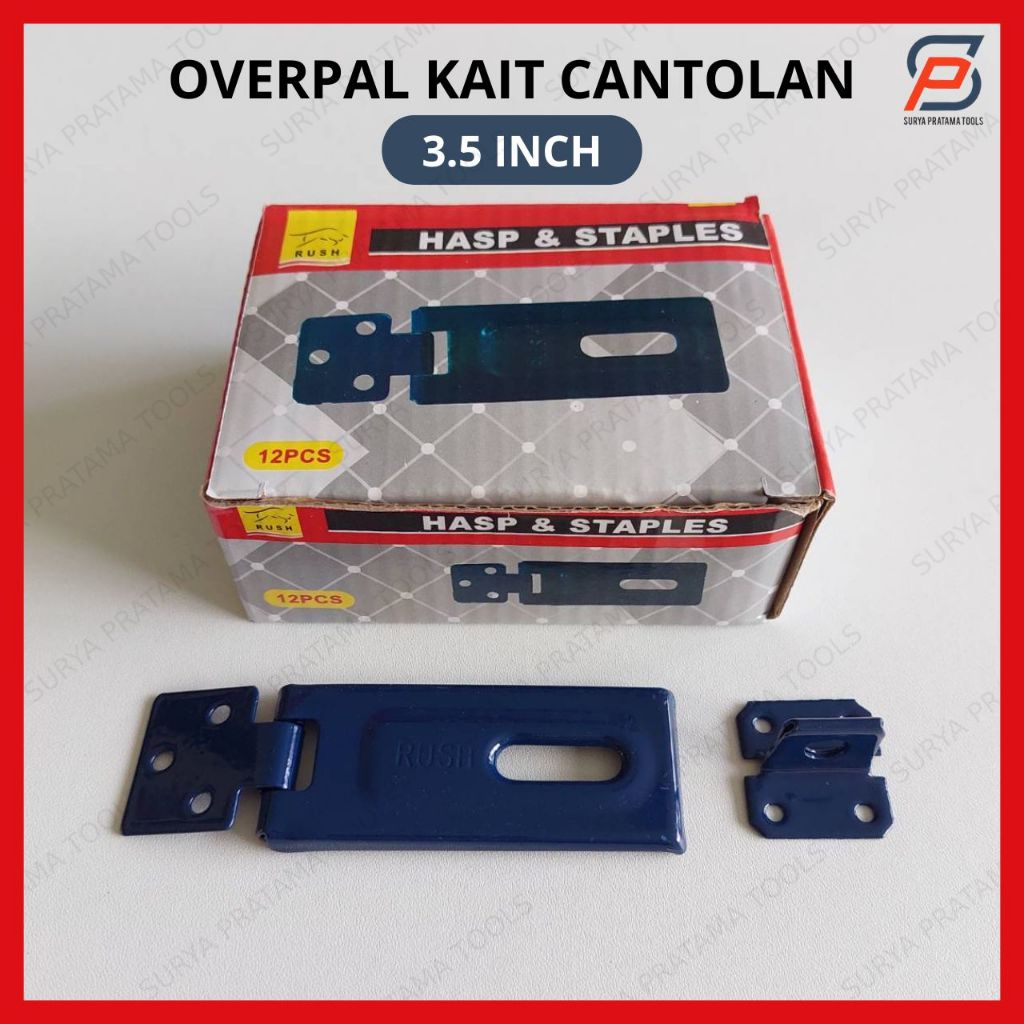 Jual Overpal Plat Tempat Gembok 3.5 Inch / Overpal Cantolan Gembok Kait ...