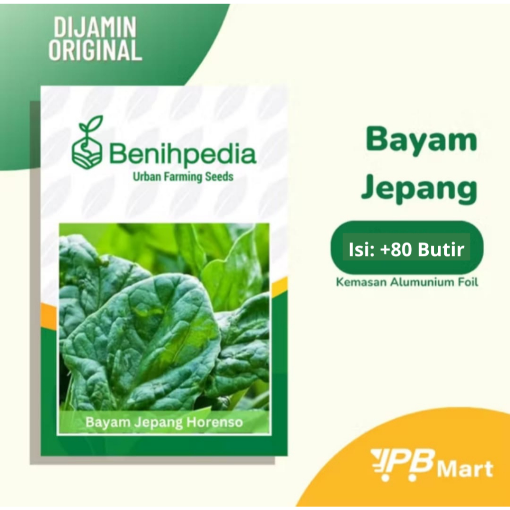 Benih Tanaman sayur Sayuran Bayam Jepang Horenso
