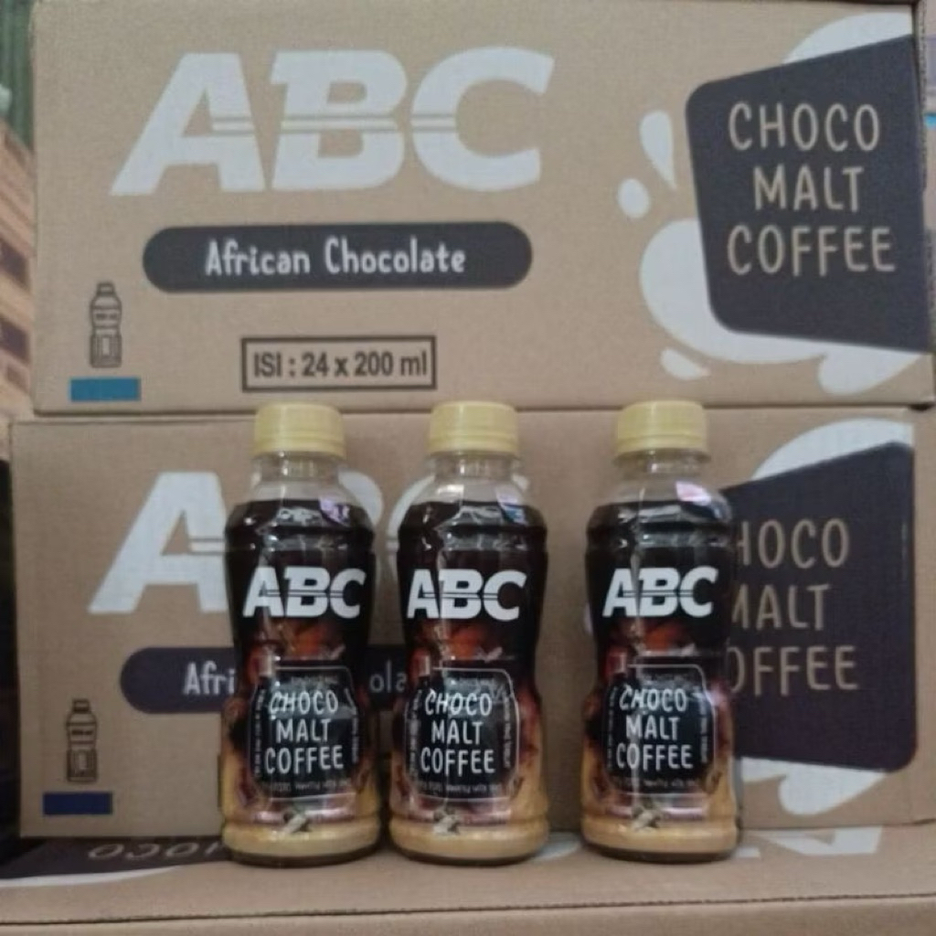 Jual ABC CHOCO MALT COFFE 1 KARTON 24PC | Shopee Indonesia