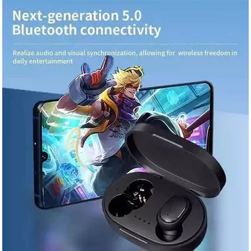 Headset Bluetooth 5.2 A6s TWS Portable Handsfree BT Wireless Hf Sport In Earphone
