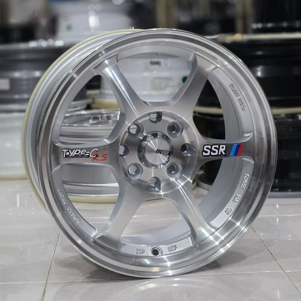 Jual velg racing ssr type c r15 pcd 4x100 - 4x114,3 velg racing ring 15 ...