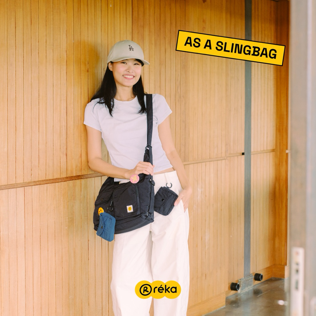 Jual REKA - CALMA Bag 3 in 1 - Totebag- Slingbag - Backpack - Totepack ...