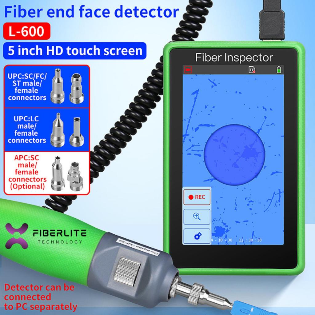 Jual Alat Inspector AUA-600 Fiber Optic Inspection Scope 5” Touchscreen ...