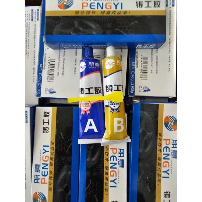 Jual Lem Epoxy AB 20gr Penambal Steel Metal Radiator Lem Anti Bocor ...