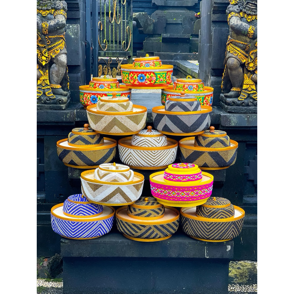 Jual bokor payet / bokor rangrang ukuran 32cm/ kerajinan tangan khas ...