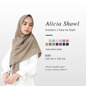 Femme Outfit Alicia Shawl Square (Hijab Segi Empat)