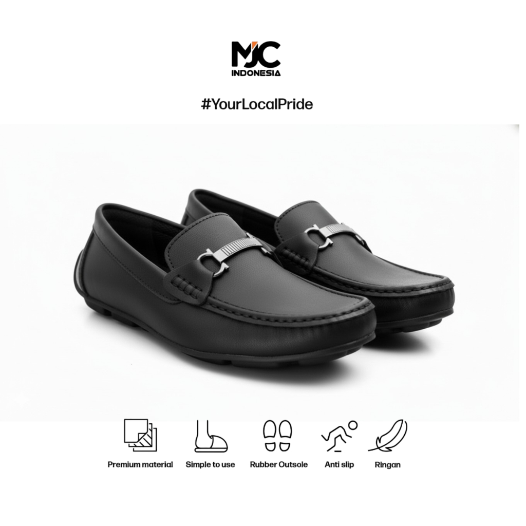 Jual MJC Indonesia Sepatu Loafers Pria FOMELO Formal Slip On Elegan ...