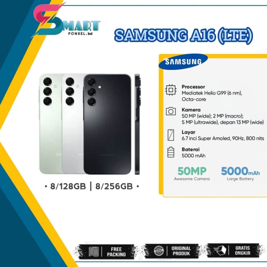 Jual Samsung A16 Lte Terlengkap & Harga Terbaru September 2026 | Shopee ...