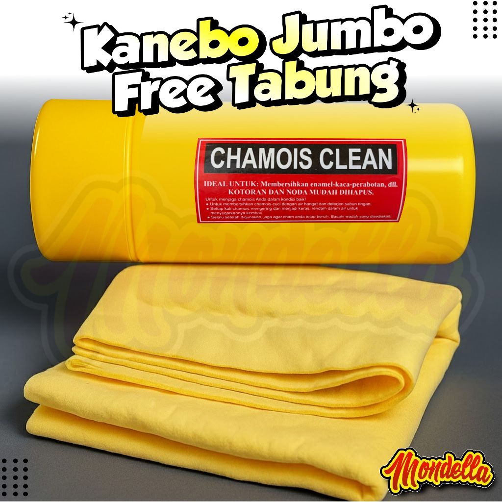 Jual Kanebo Chamois Clean Free Tabung Lap Kanebo Ukuran 43x32 CM ...