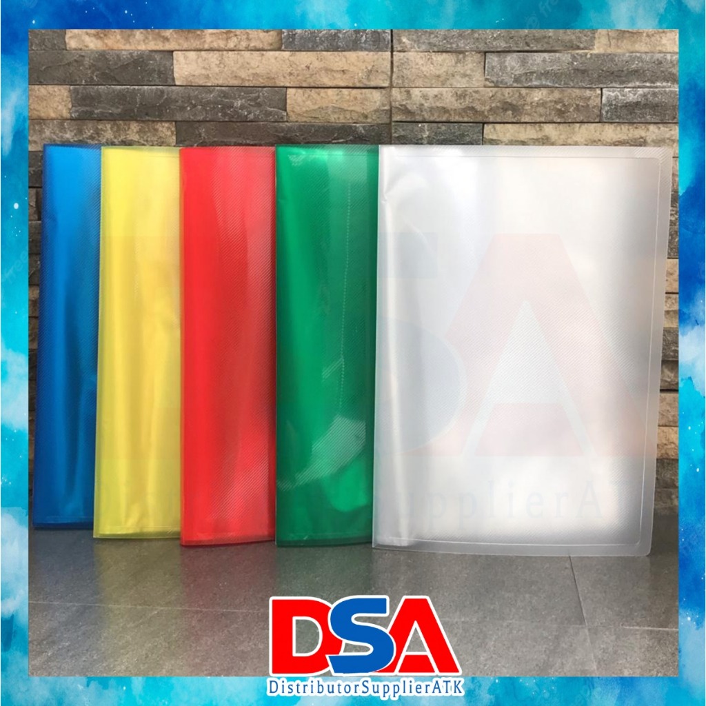 Jual DSA - CLEAR HOLDER TRANSPARAN DOKUMEN FILE UKURAN F4 ISI 10,20,30 ...