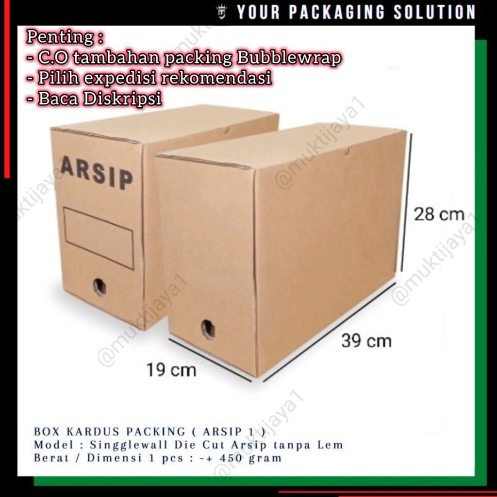 Jual BOX ARSIP 1 UK. 39x19x28cm | Shopee Indonesia