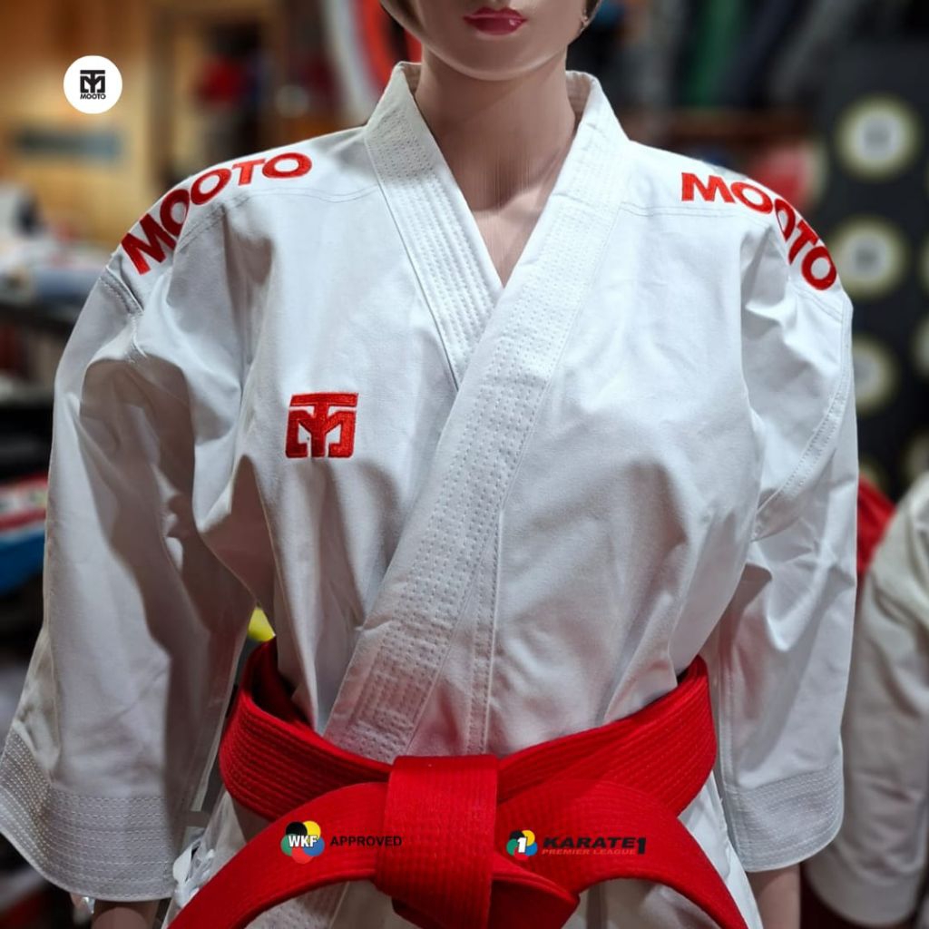 Jual UNIFORM KARATE KATA RED/BLUE WKF APPROVED SET COMBO//BAJU KARATE ...