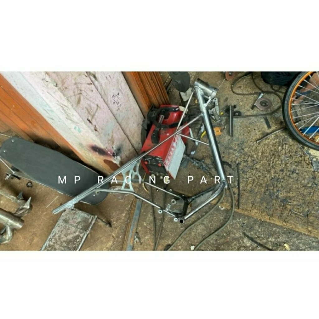 Jual frame Super Slim BEAT Ringan Bobot 3,7kg kerangka sasis batangan ...