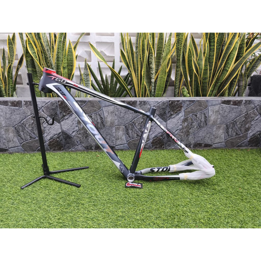 Jual Frame Stout T60 Titanium Grey 27.5 M New Baru | Shopee Indonesia