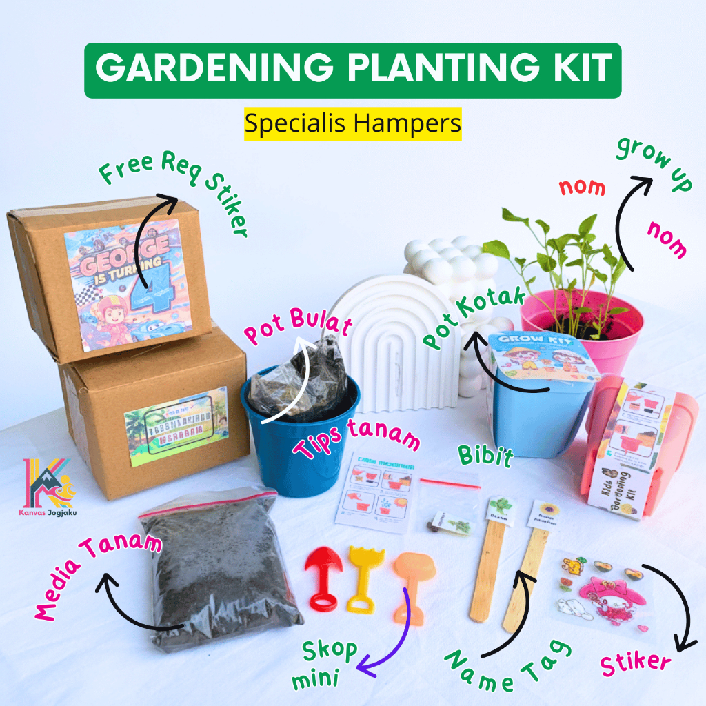 Jual Mainan Edukasi Gardening Kit Paket Berkebun Menanam Sayuran ...