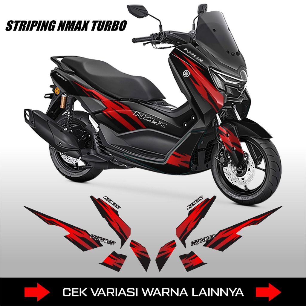 Jual Stiker Striping Yamaha Nmax Turbo / Neo / Sticker List Variasi ...