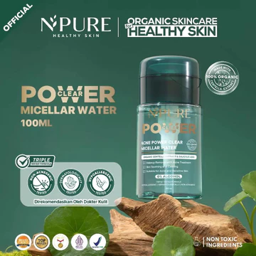 NPURE Power Clear Micellar Water Untuk Semua Jenis Kulit