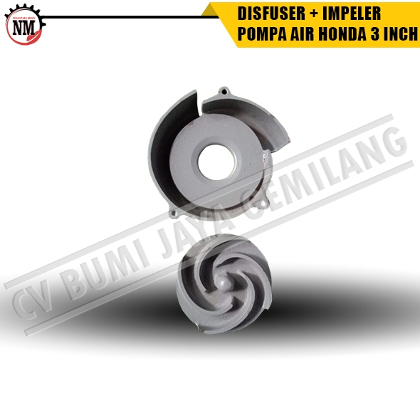 Jual DISFUSER + IMPELER POMPA AIR HONDA 3 INCH | Shopee Indonesia