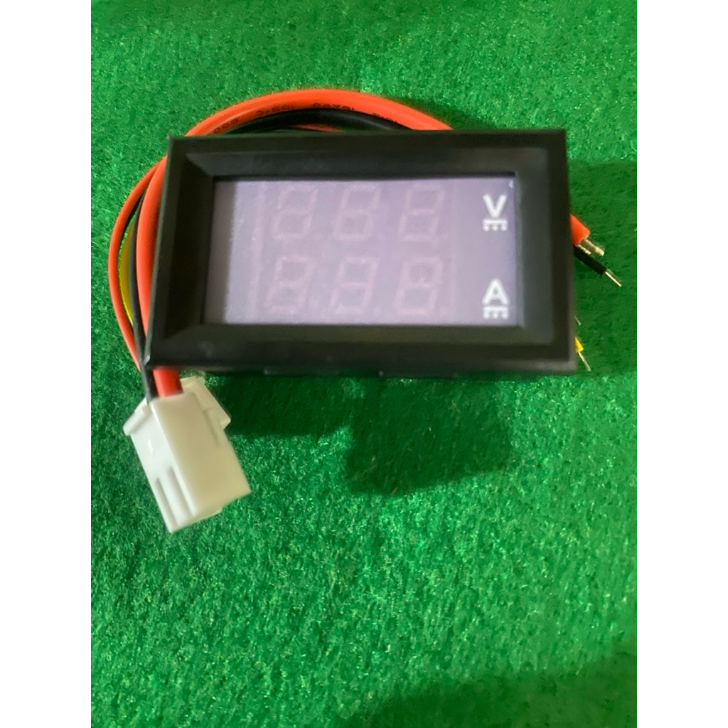 Jual DC VOLT AMPERE METER 0-100V 10A DUAL DISPLAY DIGITAL LED METERAN ...