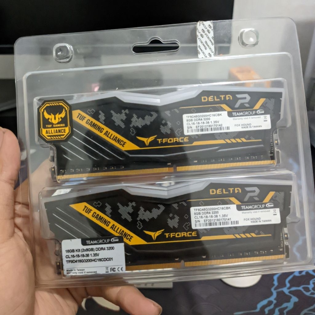 Jual Ram Team T-Force Delta TUFF 16GB 3200mhz 8x2 Kit DDR4 Limited ...